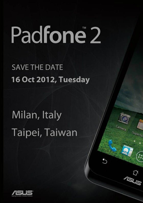 Asus Padfone 2: Το 2ης γενιάς smartphone/tablet/laptop παρουσιάζεται στις 16 Οκτωβρίου image