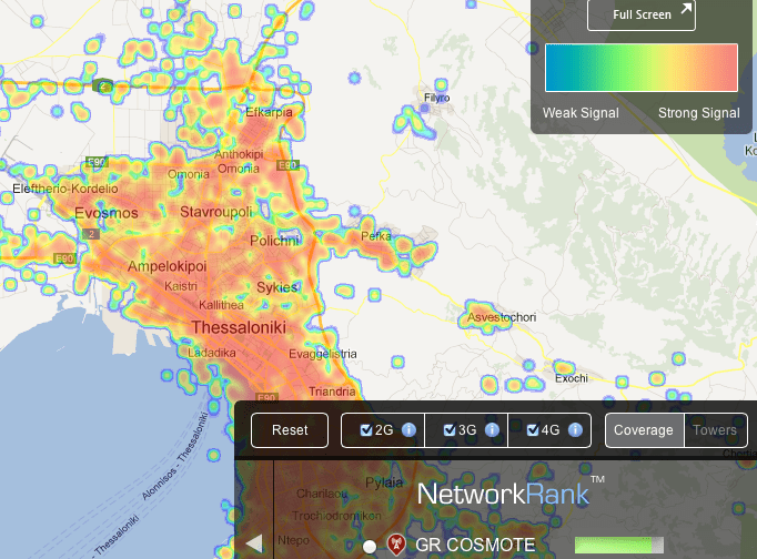 OpenSignalMaps, δες την κάλυψη 3G σήματος στην περιοχή σου image