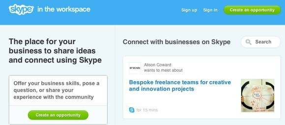 Skype in the workspace: Η νέα πλατφόρμα δικτύωσης μικρομεσαίων επιχειρήσεων μέσα από το Skype! image