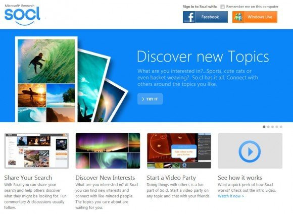 So.cl, το κοινωνικό δίκτυο της Microsoft διαθέσιμο για όλους image