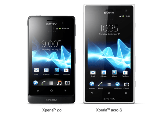 Sony Xperia go και Xperia acro S: Τα νέα ανθεκτικά Android smartphones της εταιρίας image