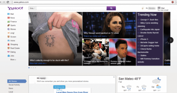 Project Homerun, η νέα εμφάνιση του Yahoo με επιρροές από Windows 8 image