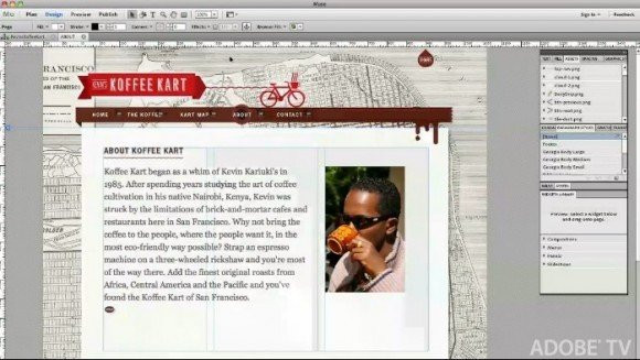 Adobe Muse: Σχεδιάστε ιστοσελίδες χωρίς γνώσεις προγραμματισμού image