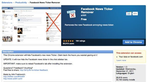 Facebook: Πως να αφαιρέσετε το News Ticker image