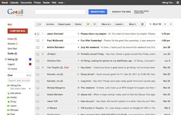 Νέα εμφάνιση στο Gmail λόγω Google+! image