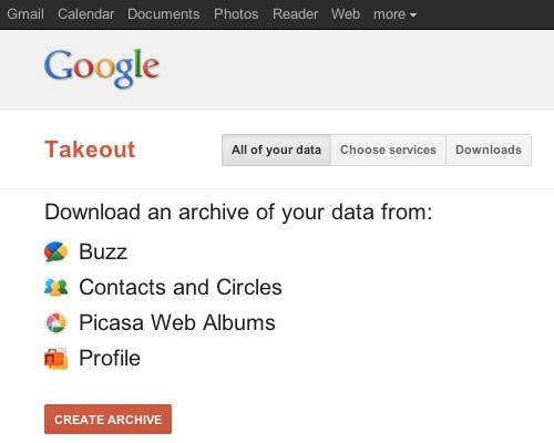 Google Takeout, η υπηρεσία της Google για να απομακρύνετε τα δεδομένα σας από το cloud! image