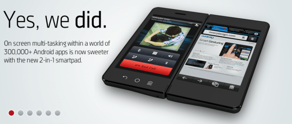 Android smartphone με διπλή οθόνη από την Imerj! image
