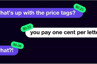 Expensive Chat: Μια υπηρεσία messaging που σε χρεώνει για κάθε χαρακτήρα του μηνύματος σου image