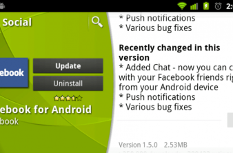 Facebook 1.5.0 για συσκευές Android: Υποστήριξη chat και push notifications! image