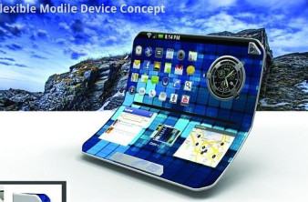 Flexible Mobile tablet/smartphone concept image