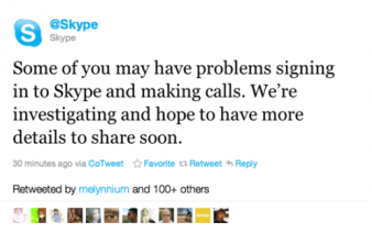 Πρόβλημα στο Skype, αδύνατη η πρόσβαση σε όλο τον κόσμο (εδώ μια χαρά)! [Update] image