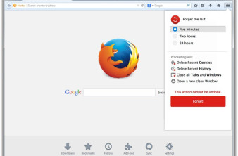 Mozilla Firefox με κουμπί "Forget" και μηχανή αναζήτησης DuckDuckGo για μεγαλύτερη ασφάλεια image