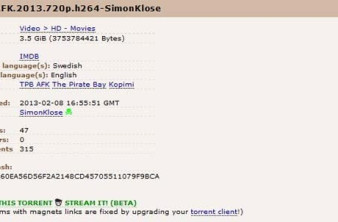 The Pirate Bay: Δυνατότητα streaming όλων των ταινιών/σειρών απευθείας από την σελίδα! image