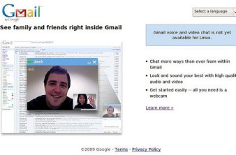 Gmail Video and Voice Chat διαθέσιμο για Linux image