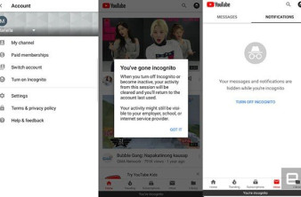 Διαθέσιμο σε όλους τους χρήστες συσκευών Android το Incognito mode για το YouTube image
