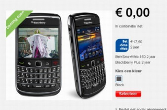 BlackBerry Bold 9780 επίσημα στην ιστοσελίδα της Vodafone Netherlands με €509! image