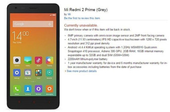 Xiaomi Redmi 2 Prime: Εμφανίστηκε στο Amazon και παρουσιάζεται επίσημα στις 13 Αυγούστου image