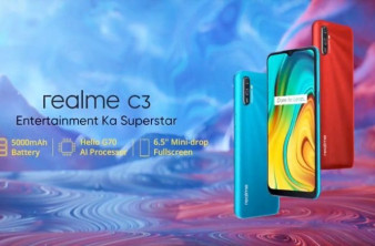 Realme C3: Επίσημα με οθόνη 6.5'' HD+, Android 10 και μπαταρία 5000mAh από €90 image