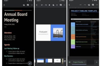 Docs, Slides και Sheets αποκτούν dark mode στις συσκευές iOS image
