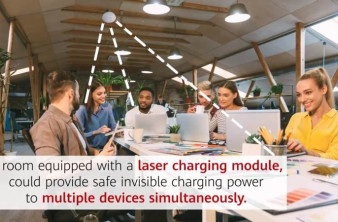 Η Huawei οραματίζεται ασύρματη φόρτιση με lasers σε κοινόχρηστους χώρους [Video] image