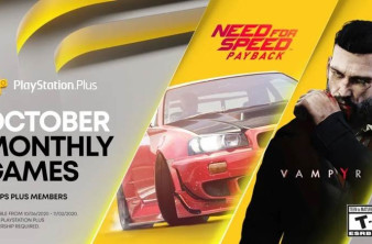 Need for Speed: Payback και Vampyr δωρεάν τον Οκτώβριο στο PS Plus image