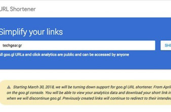 Η Google κλείνει οριστικά την υπηρεσία URL shortener (goo.gl) image