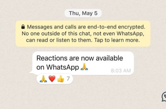 WhatsApp: Λανσάρονται τα reactions από σήμερα image