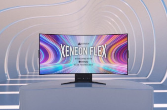 Corsair Xeneon Flex 45WQHD240: Η πρώτη οθόνη στον κόσμο με εύκαμπτο OLED panel image