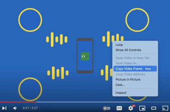 Google Chrome: Επιτρέπει την άμεση λήψη screenshot από videos του YouTube image