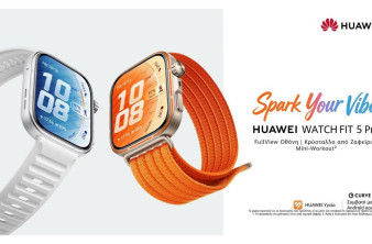 HUAWEI WATCH FIT 5 Pro: Διαθέσιμο στην Ελλάδα με ανέπαφες πληρωμές και premium παροχές