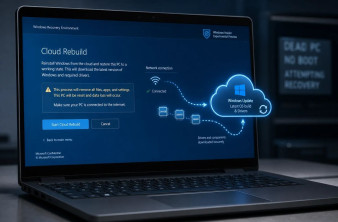 Τέλος στα USB εγκατάστασης: Η Microsoft ενσωματώνει το Cloud Rebuild στο Windows 11