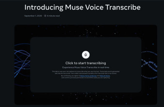 Meta Muse Voice Transcribe: Ζωντανή απομαγνητοφώνηση για περισσότερους από 20 ταυτόχρονους ομιλητές