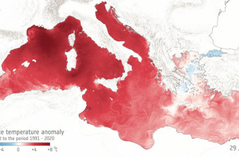 Ρεκόρ θερμοκρασίας στη Μεσόγειο: Στους +8°C από τον μέσο όρο