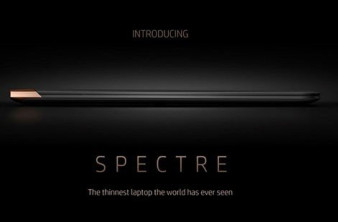 HP Spectre: Το λεπτότερο premium laptop στον κόσμο με πάχος όσο μια μπαταρία AAA! image