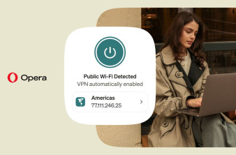Ο Opera browser ενεργοποιεί δωρεάν VPN αυτόματα σε δημόσια Wi-Fi image