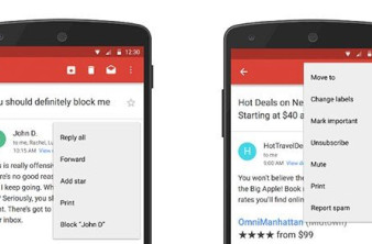 Νέες επιλογές block και unsubscribe στην υπηρεσία Gmail image