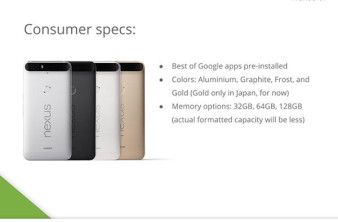 Huawei Nexus 6P: Διέρρευσαν τα slides της επίσημης παρουσίασης και ξέρουμε τα πάντα! image