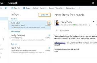 Η Microsoft ενσωματώνει likes και mentions στην υπηρεσία Outlook image