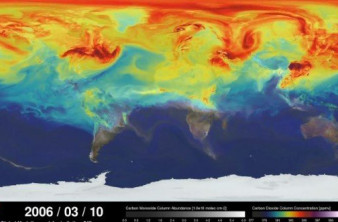 NASA: Έτσι ταξιδεύει το διοξείδιο του άνθρακα στην ατμόσφαιρα της Γης μέσα σε έναν χρόνο [Video] image