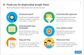 Google Stars: Νέο project για αποθήκευση των bookmarks τύπου Instapaper (;) image