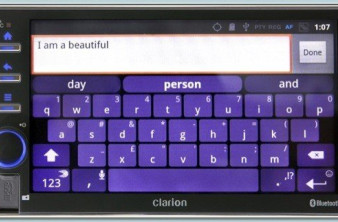 To πληκτρολόγιο της SwiftKey έρχεται στο αυτοκίνητο με το Clarion ΑΧ1 [CES 2014] image