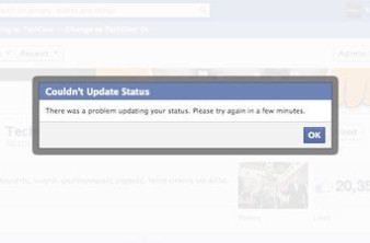 Facebook: Εδώ και λίγη ώρα δεν επιτρέπει τα status updates! [Update] image