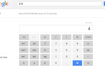 Google Search, τώρα με πλήρη αριθμομηχανή image