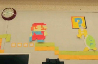 O Super Mario ζωντανεύει μέσα από 7.000 Post-It [Video] image
