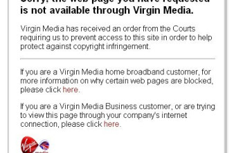 Επίθεση των Anonymous στη Virgin Media για το μπλοκάρισμα του Pirate Bay στη Βρετανία image