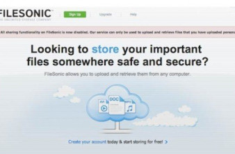 Η FileSonic σταματά την ανταλλαγή αρχείων μετά τις συλλήψεις του Megaupload.com image