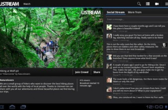 Εφαρμογή Ustream διαθέσιμη για Android Honeycomb tablets image