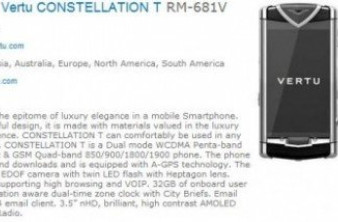 Vertu Constellation T, το πολυτελέστατο Symbian smartphone image
