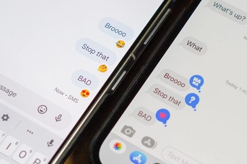 Google Messages: Άρχισαν να εμφανίζονται τα reactions του iMessage της Apple