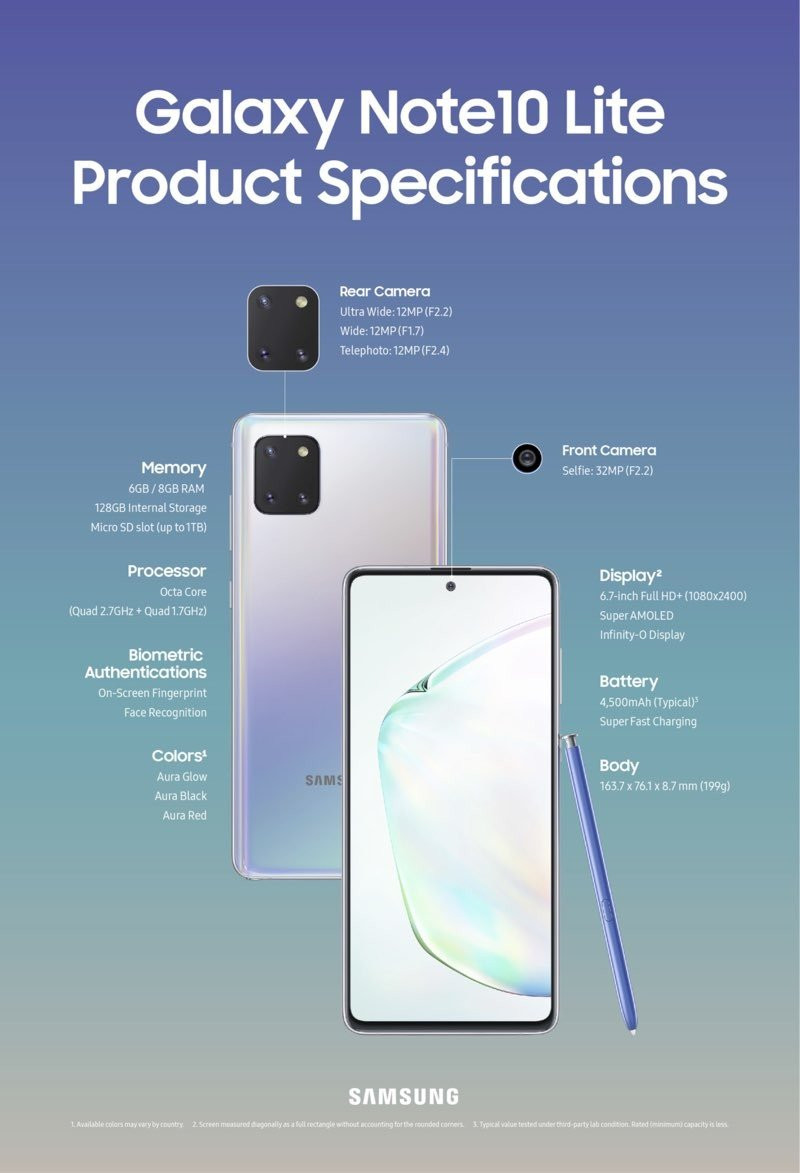 Samsung Galaxy S10 Lite και Galaxy Note10 Lite: Επίσημη ανακοίνωση των δύο νέων μοντέλων! | 